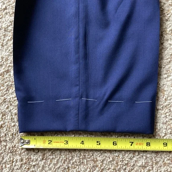 NWOT Brunello Cucinelli Men’s Navy Lightweight Wool Trousers Pants IT60 US 42-44 - Picture 14 of 16